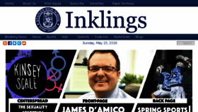 What Inklingsnews.com website looked like in 2016 (7 years ago)