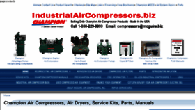 What Industrialaircompressors.biz website looked like in 2016 (7 years ago)