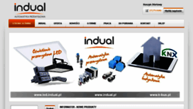 What Indual.pl website looked like in 2016 (7 years ago)