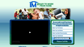 What Imreadytoworkfromhome.com website looked like in 2016 (7 years ago)