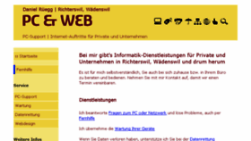 What Informatikus.ch website looked like in 2016 (7 years ago)