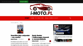 What I-moto.pl website looked like in 2016 (7 years ago)