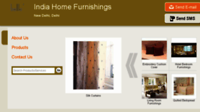 What Indiahomefurnishings.net website looked like in 2016 (7 years ago)