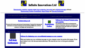 What Infinn.com website looked like in 2016 (7 years ago)