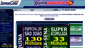 What Investloto.com.br website looked like in 2016 (7 years ago)