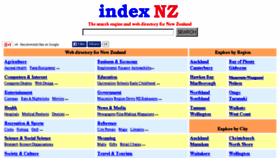 What Indexnz.com website looked like in 2016 (7 years ago)