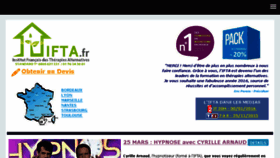What Ifta.fr website looked like in 2016 (7 years ago)