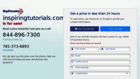 What Inspiringtutorials.com website looked like in 2016 (9 years ago)