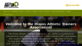 What Illinoisathletictrainers.org website looked like in 2016 (7 years ago)