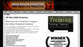 What Immersionimagery.com website looked like in 2016 (7 years ago)