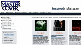 What Insuredrisks.co.uk website looked like in 2016 (7 years ago)
