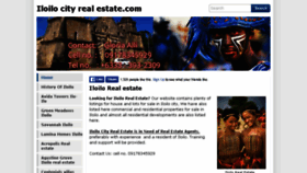 What Iloilocityrealestate.com website looked like in 2016 (7 years ago)