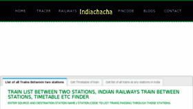 What Indiachacha.com website looked like in 2016 (7 years ago)