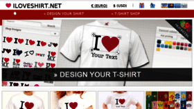 What Iloveshirt.net website looked like in 2016 (7 years ago)