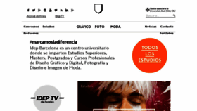 What Idep.es website looked like in 2016 (7 years ago)
