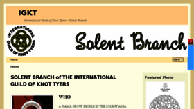 What Igkt-solent.co.uk website looked like in 2016 (7 years ago)
