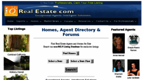 What Iqrealestate.com website looked like in 2016 (7 years ago)