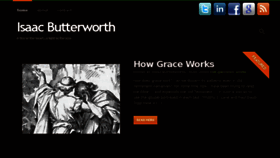 What Isaacbutterworth.com website looked like in 2016 (7 years ago)