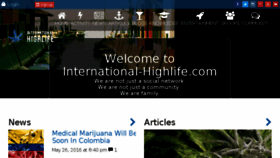 What International-highlife.com website looked like in 2016 (7 years ago)