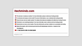 What Itechmindz.com website looked like in 2016 (7 years ago)