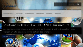 What I-consult.fr website looked like in 2016 (7 years ago)