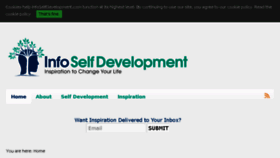 What Infoselfdevelopment.com website looked like in 2016 (7 years ago)