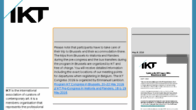 What Iktsite.org website looked like in 2016 (7 years ago)