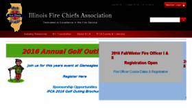 What Illinoisfirechiefs.org website looked like in 2016 (7 years ago)