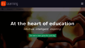 What Itslearning.se website looked like in 2016 (7 years ago)