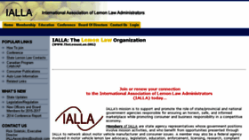 What Ialla.net website looked like in 2016 (7 years ago)