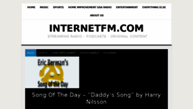 What Internetfm.com website looked like in 2016 (7 years ago)
