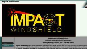 What Impactwindshield.com website looked like in 2016 (7 years ago)