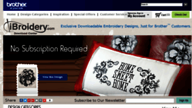 What Ibroidery.com website looked like in 2016 (7 years ago)