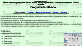 What Infotambo.com.ar website looked like in 2016 (7 years ago)
