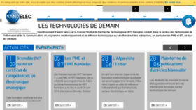What Irtnanoelec.fr website looked like in 2016 (7 years ago)
