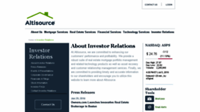 What Ir.altisource.com website looked like in 2016 (7 years ago)