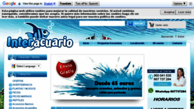 What Interacuario.com website looked like in 2016 (7 years ago)