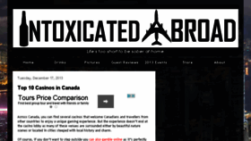 What Intoxicatedabroad.com website looked like in 2016 (7 years ago)
