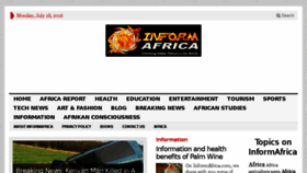 What Informafrica.com website looked like in 2016 (7 years ago)