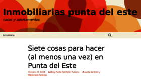 What Inmobiliarias-punta-del-este.com website looked like in 2016 (7 years ago)