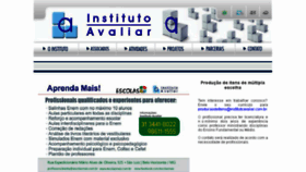 What Institutoavaliar.org.br website looked like in 2016 (7 years ago)