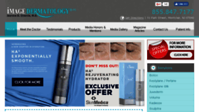 What Imagedermatology.com website looked like in 2016 (7 years ago)