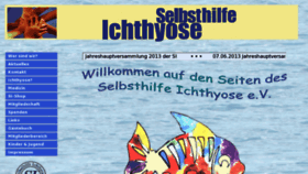 What Ichthyose.de website looked like in 2016 (7 years ago)