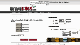 What Iraqpics.net website looked like in 2011 (12 years ago)
