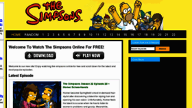 What Iwatchsimpsonsonline.com website looked like in 2011 (12 years ago)
