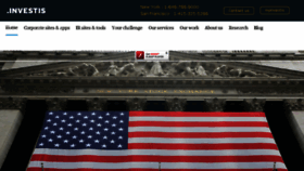 What Investis.com website looked like in 2016 (8 years ago)