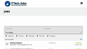 What Ittechjobs.net website looked like in 2016 (7 years ago)