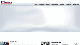 What Itsourceindia.com website looked like in 2016 (7 years ago)
