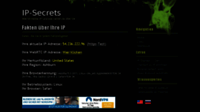 What Ip-secrets.info website looked like in 2016 (7 years ago)