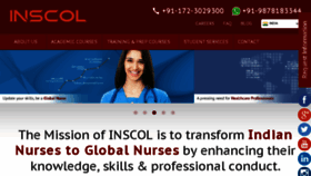 What Inscolacademy.com website looked like in 2016 (7 years ago)